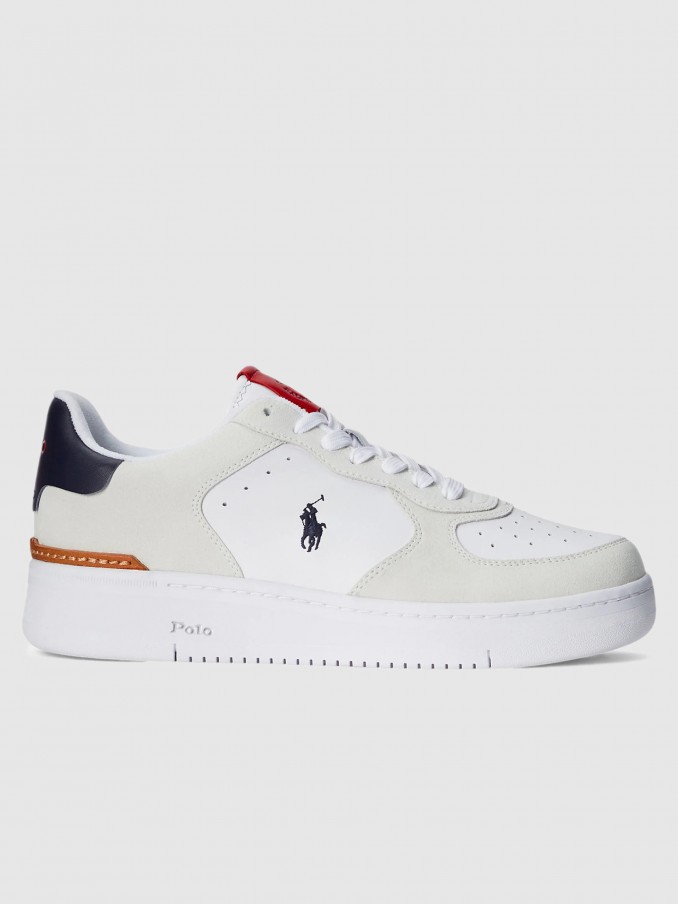 Tenis Hombre Blanco Polo Ralph Lauren