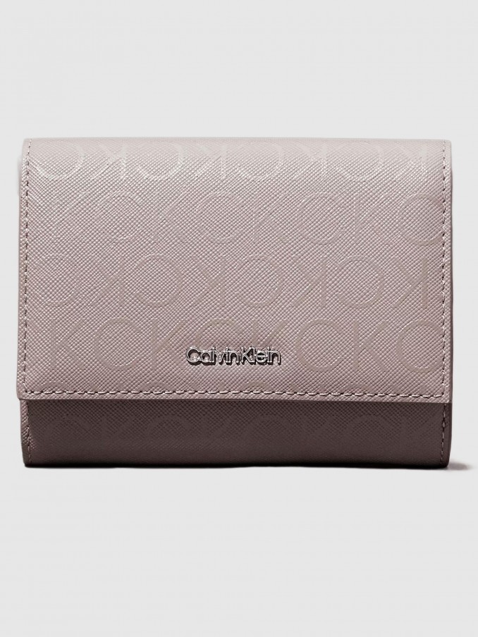 Wallet Woman Beige Calvin Klein