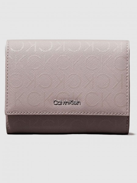 Wallet Woman Beige Calvin Klein