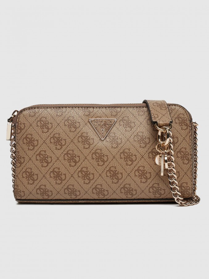 Shoulder Bags Woman Beige Guess