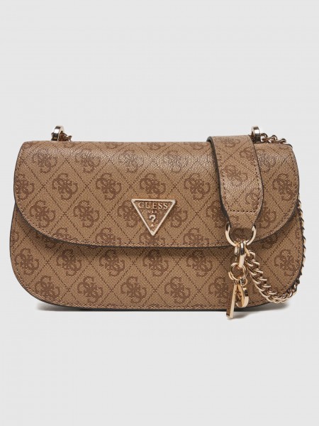 Shoulder Bags Woman Beige Guess