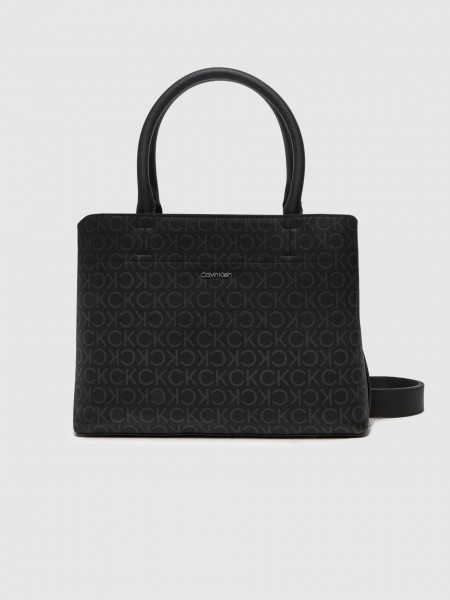 Bolsos de Mano Mujer Negro Calvin Klein