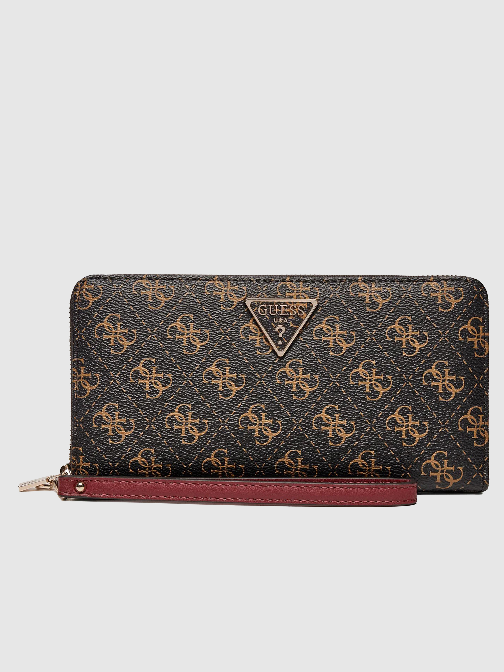 Billetera Mujer Marrón Guess