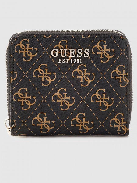 Billetera Mujer Marrn Guess