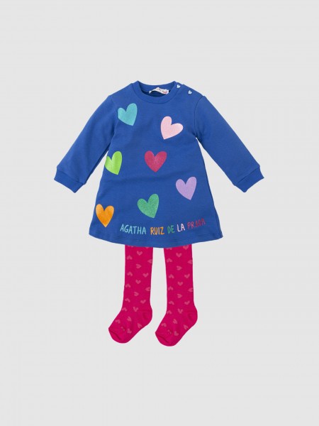 Vestido Menina Leotardos Agatha Ruiz de La Prada