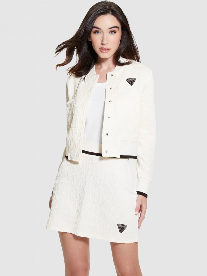 Falda Mujer Beige Guess Underwear