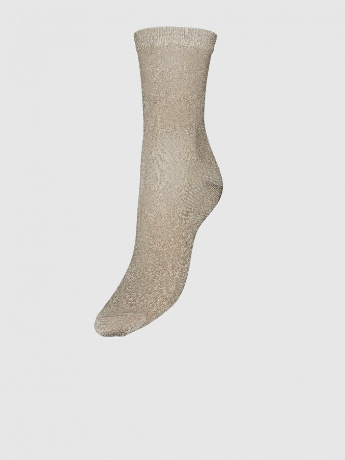 Socks Woman Beige Vero Moda