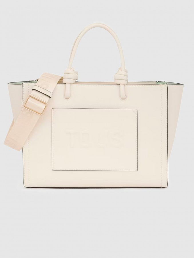 Tote Bags Woman Beige Tous