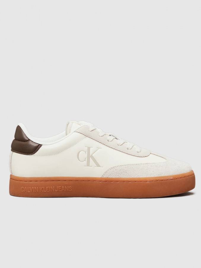 Sneakers Man Beige Calvin Klein