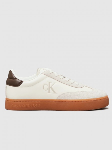 Sneakers Man Beige Calvin Klein