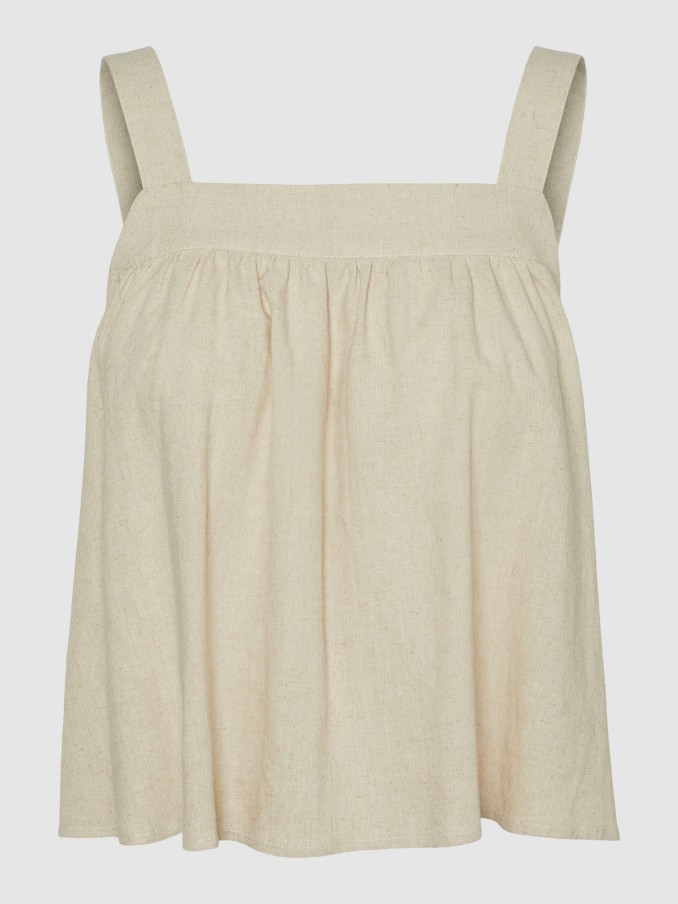 Shirt Woman Beige Vero Moda