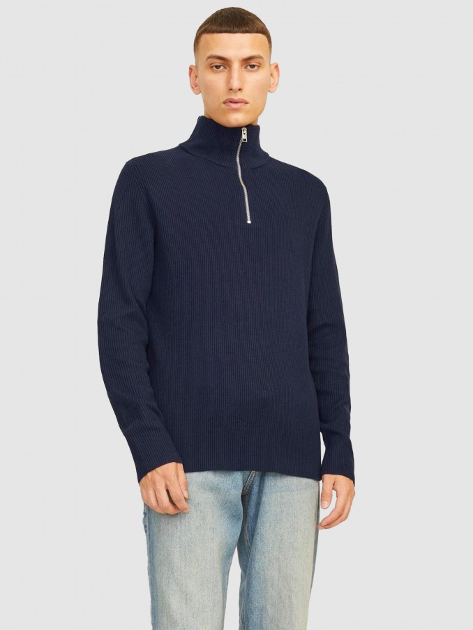 Sueter Hombre Azul Oscuro Jack & Jones
