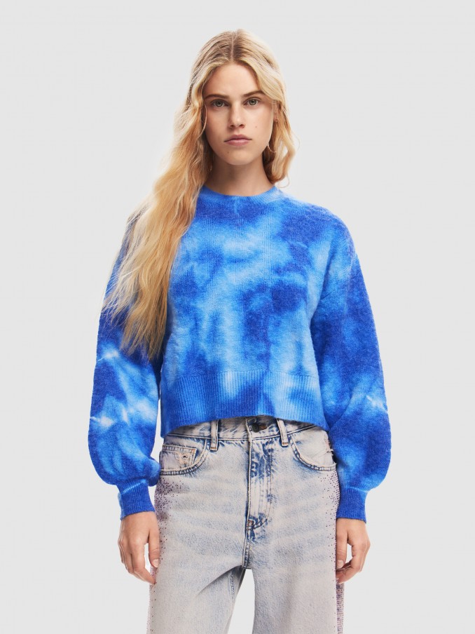 Pullover Woman Blue Desigual