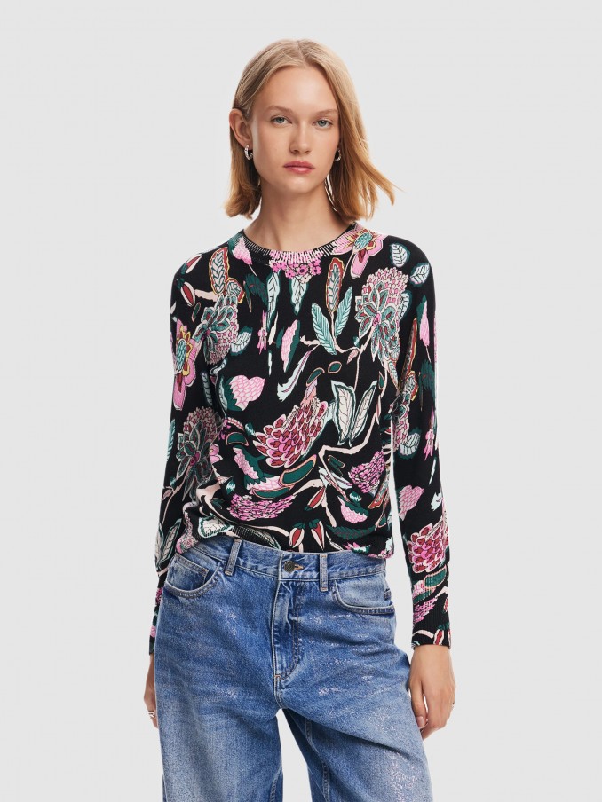 Pullover Woman Black Desigual