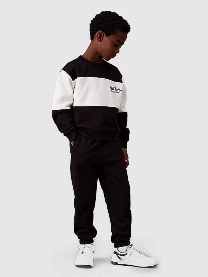 Tracksuit Boy Black Calvin Klein