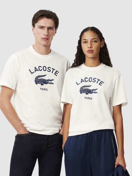 T-Shirt Man White Lacoste