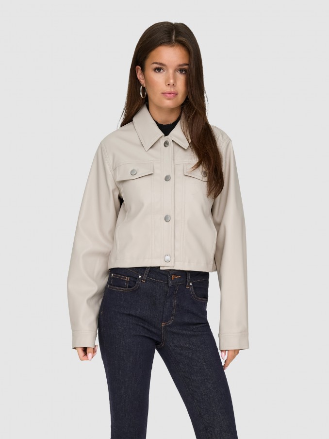 Chaqueta Mujer Crema Only