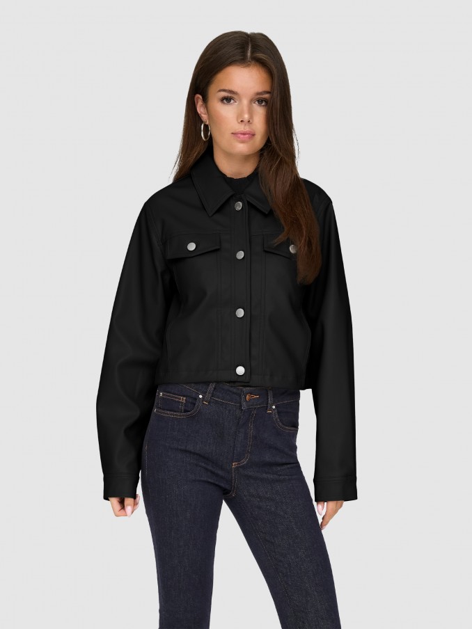 Chaqueta Mujer Negro Only