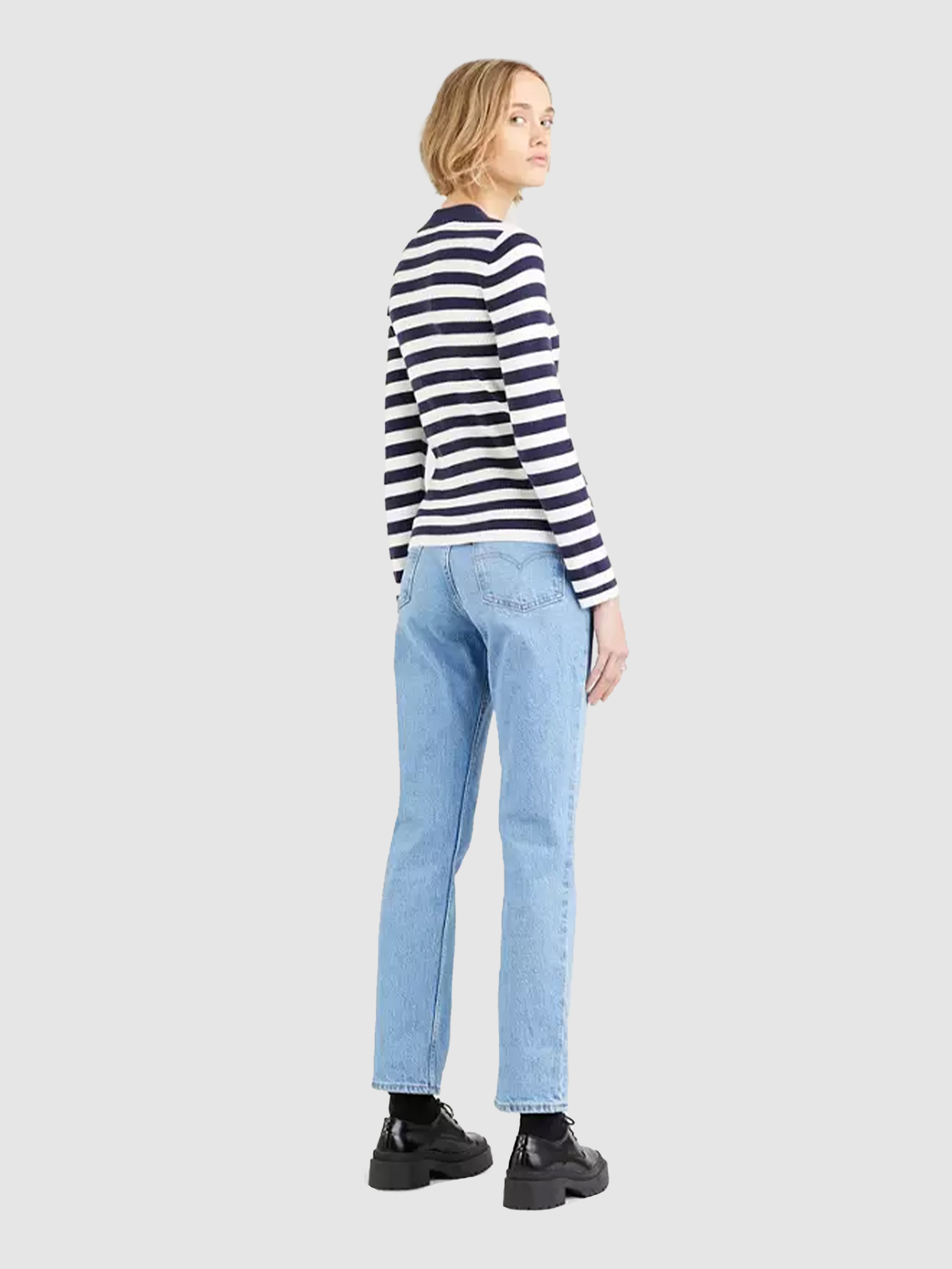 Sueter Mujer Raya Azul Levis