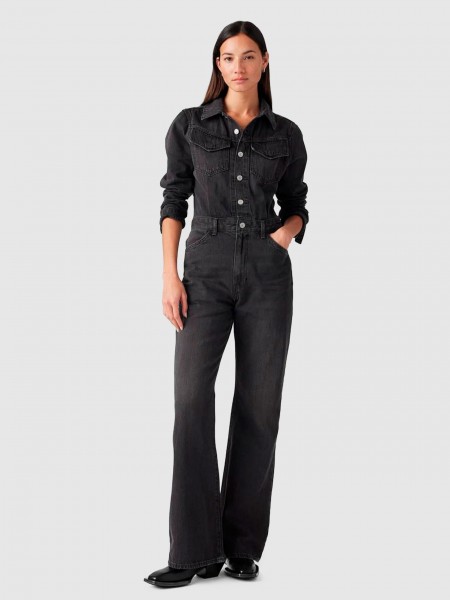 Macacao Mulher Western Jumpsuit Levis