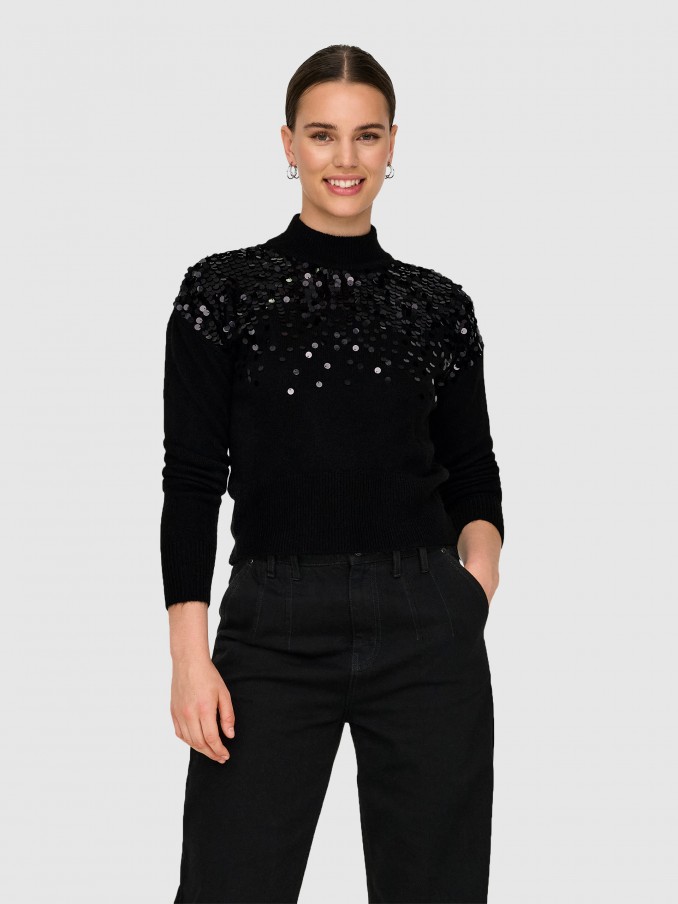 Pullover Woman Black Only