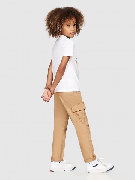 T-Shirt Menino Nautical Arch Printed Reg Tee Ss Tommy Hilfiger- Kids