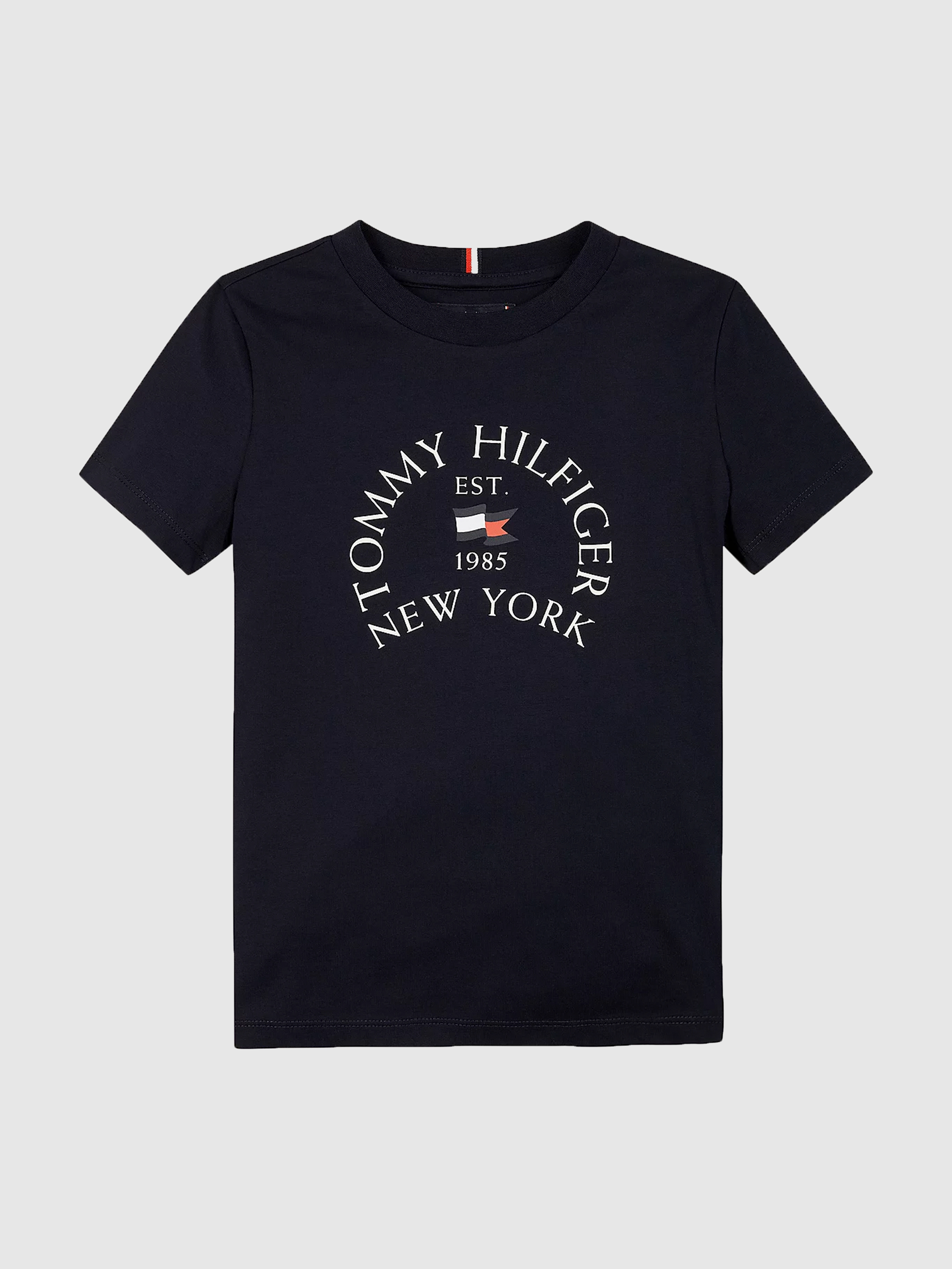 T-Shirt Menino Nautical Arch Printed Reg Tee Ss Tommy Hilfiger- Kids