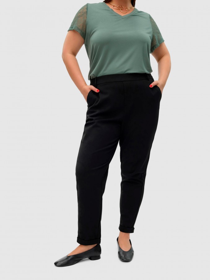 Pantalones Mujer Negro Vero Moda