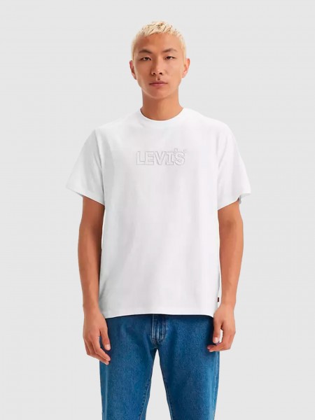 T-Shirt Man White Levis