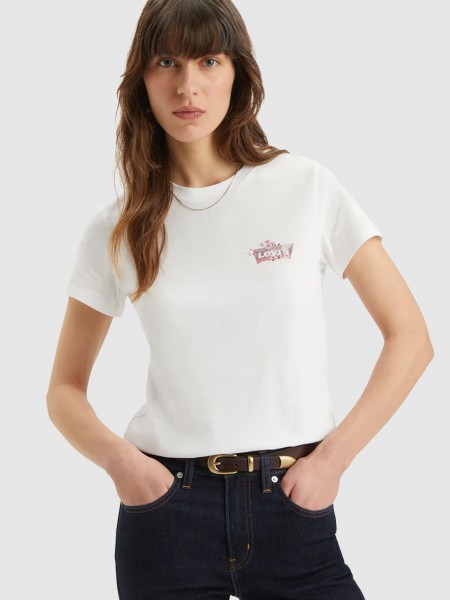 T-Shirt Woman White Levis