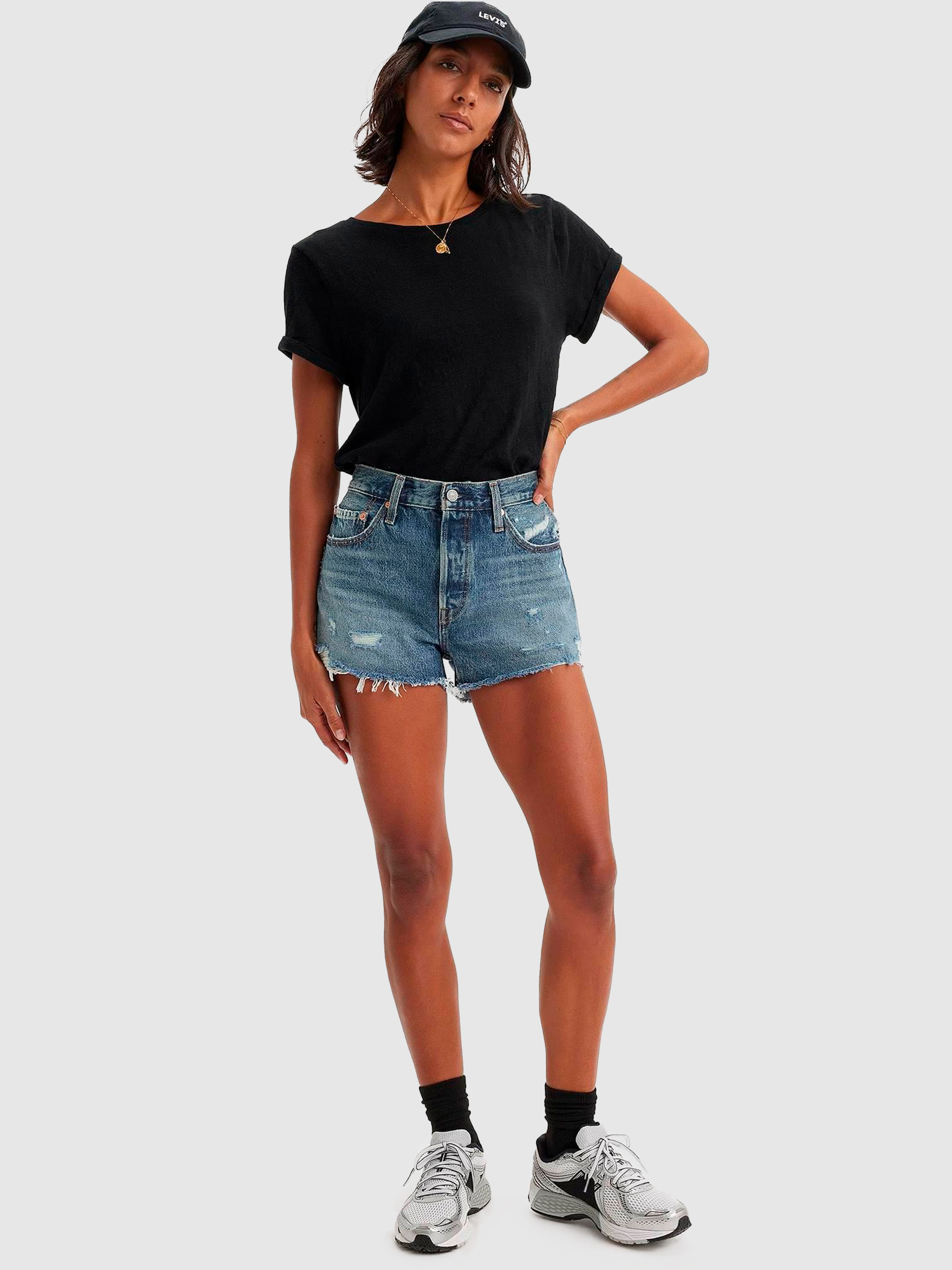 Pantalones Cortos Mujer Levis