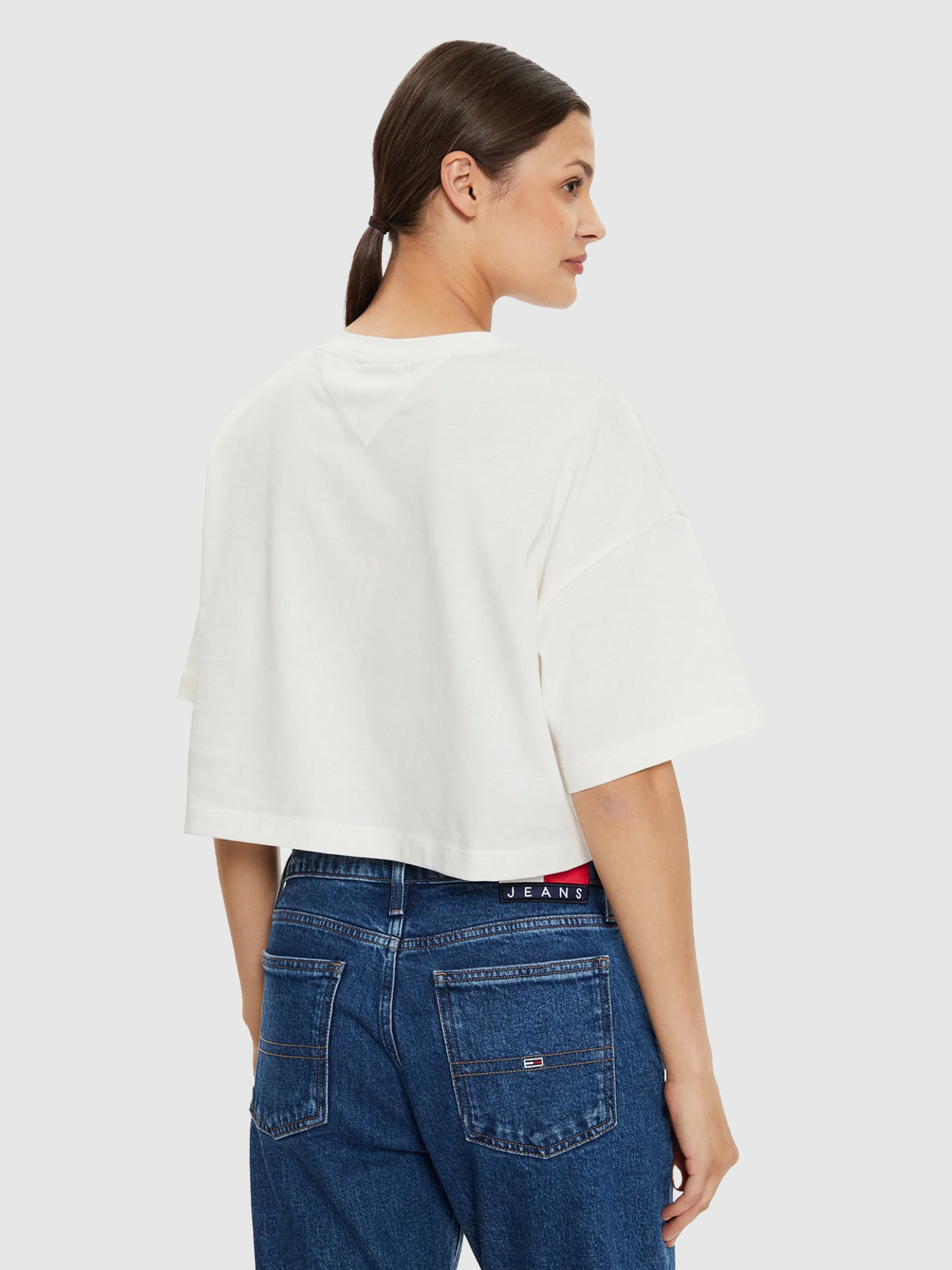 T-Shirt Mulher Tjw Ovs Crp Prep Explo 1 Tee Ext Tommy Jeans