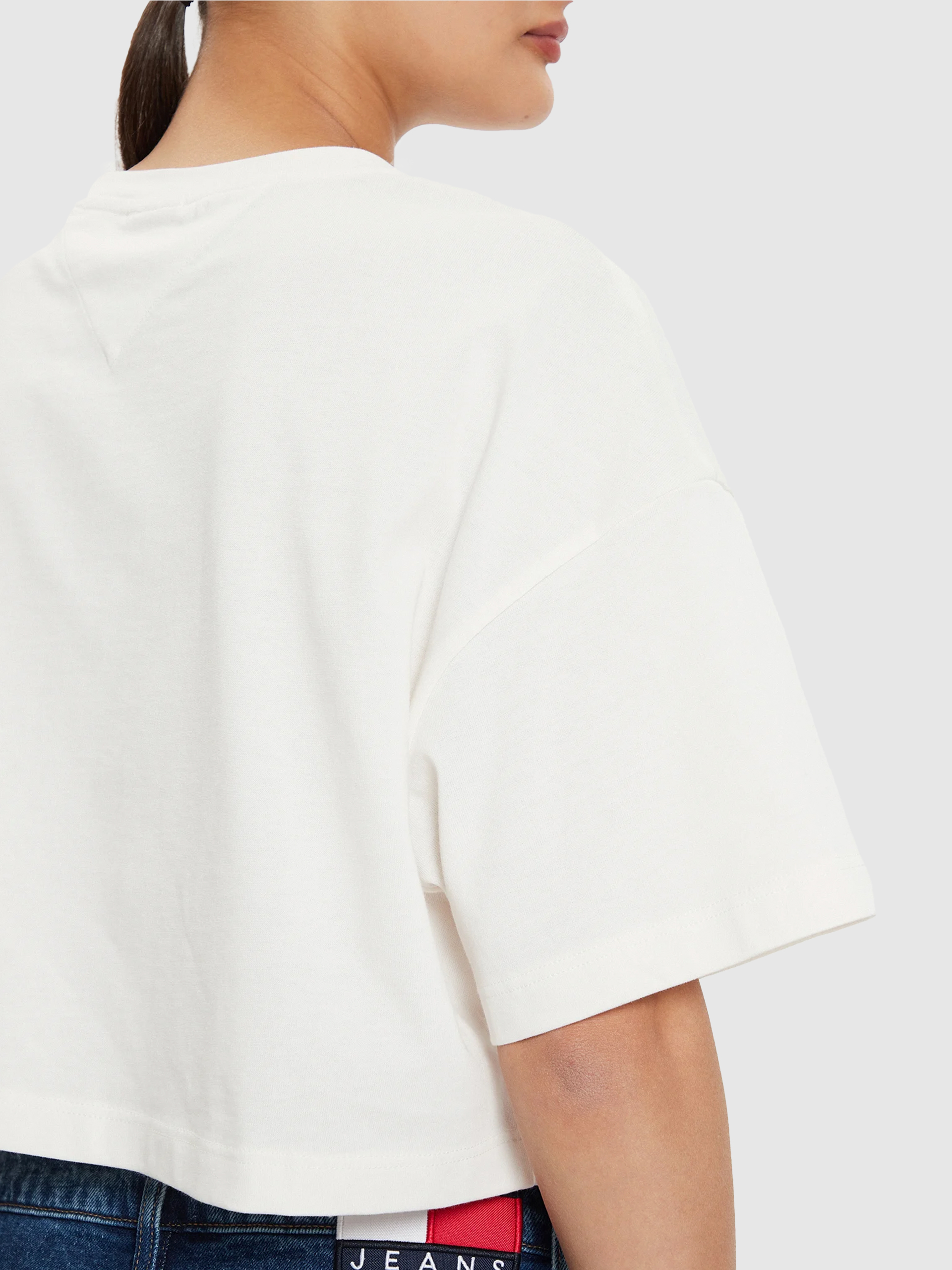 T-Shirt Mulher Tjw Ovs Crp Prep Explo 1 Tee Ext Tommy Jeans