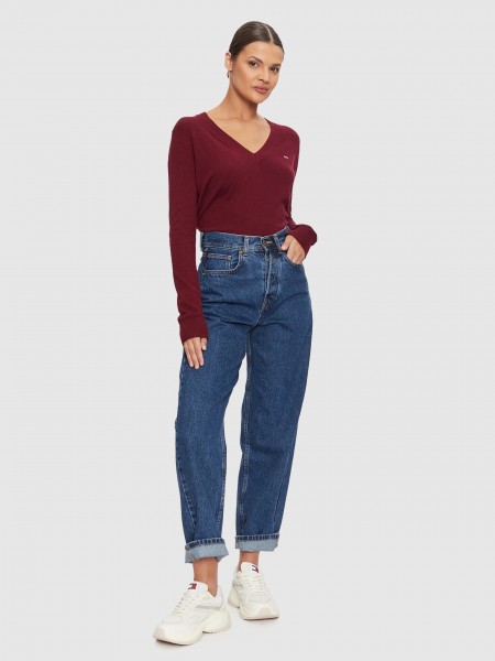 Sueter Mujer Tommy Jeans Sueter Mujer Tommy Jeans