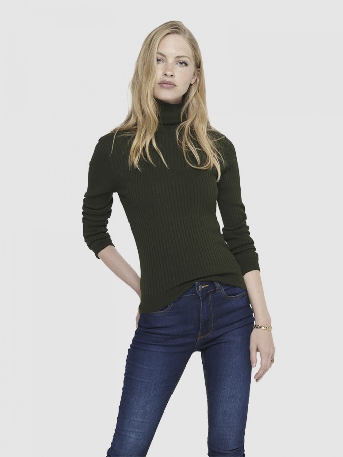Prendas de Punto Mujer Verde Only
