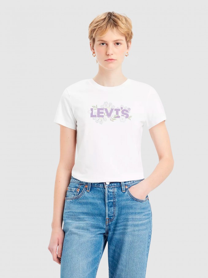 Camiseta Mujer Blanco Levis