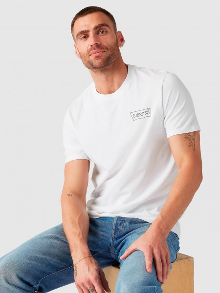 T-Shirt Man White Levis