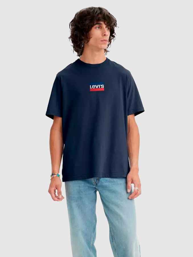 T-Shirt Homem Graphic Crewneck Tee Levis