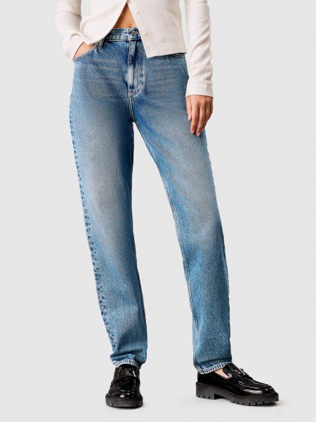 Pantalones Mujer Jeans Ligeros Calvin Klein