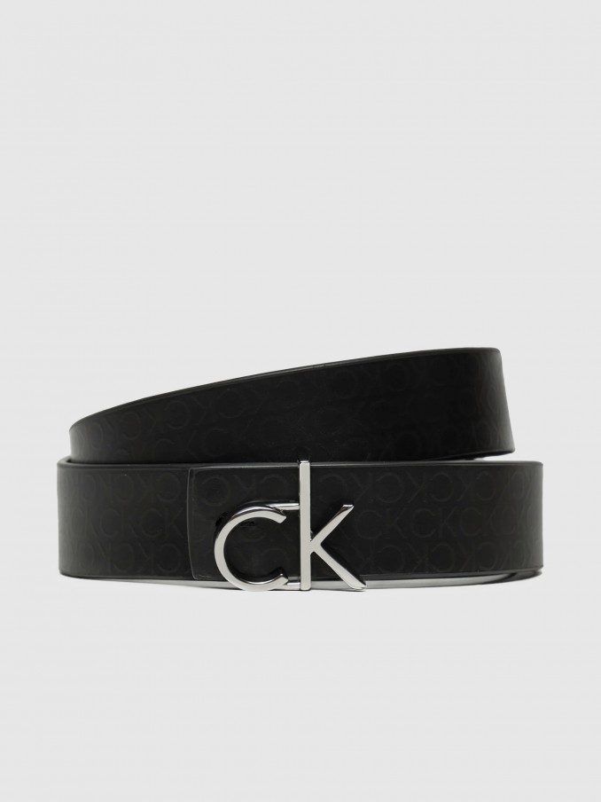 Belt Woman Black Calvin Klein
