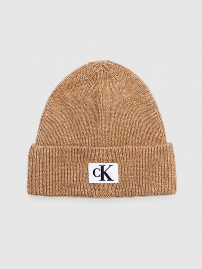 Gorro Hombre Marrn Calvin Klein