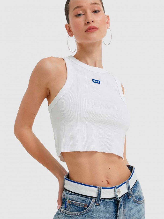 Blusa Mujer Blanco Hugo Boss