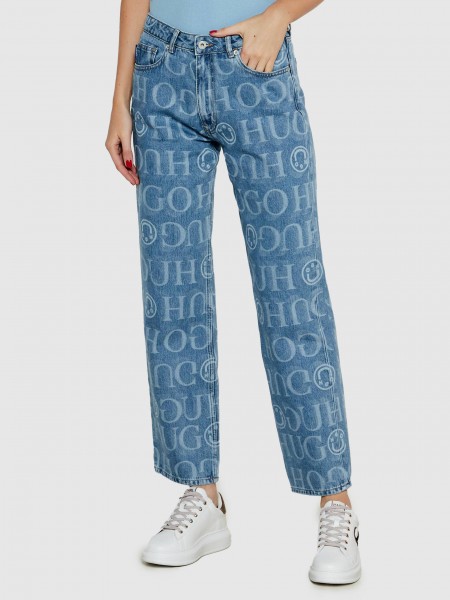 Pants Woman Light Jeans Hugo Boss