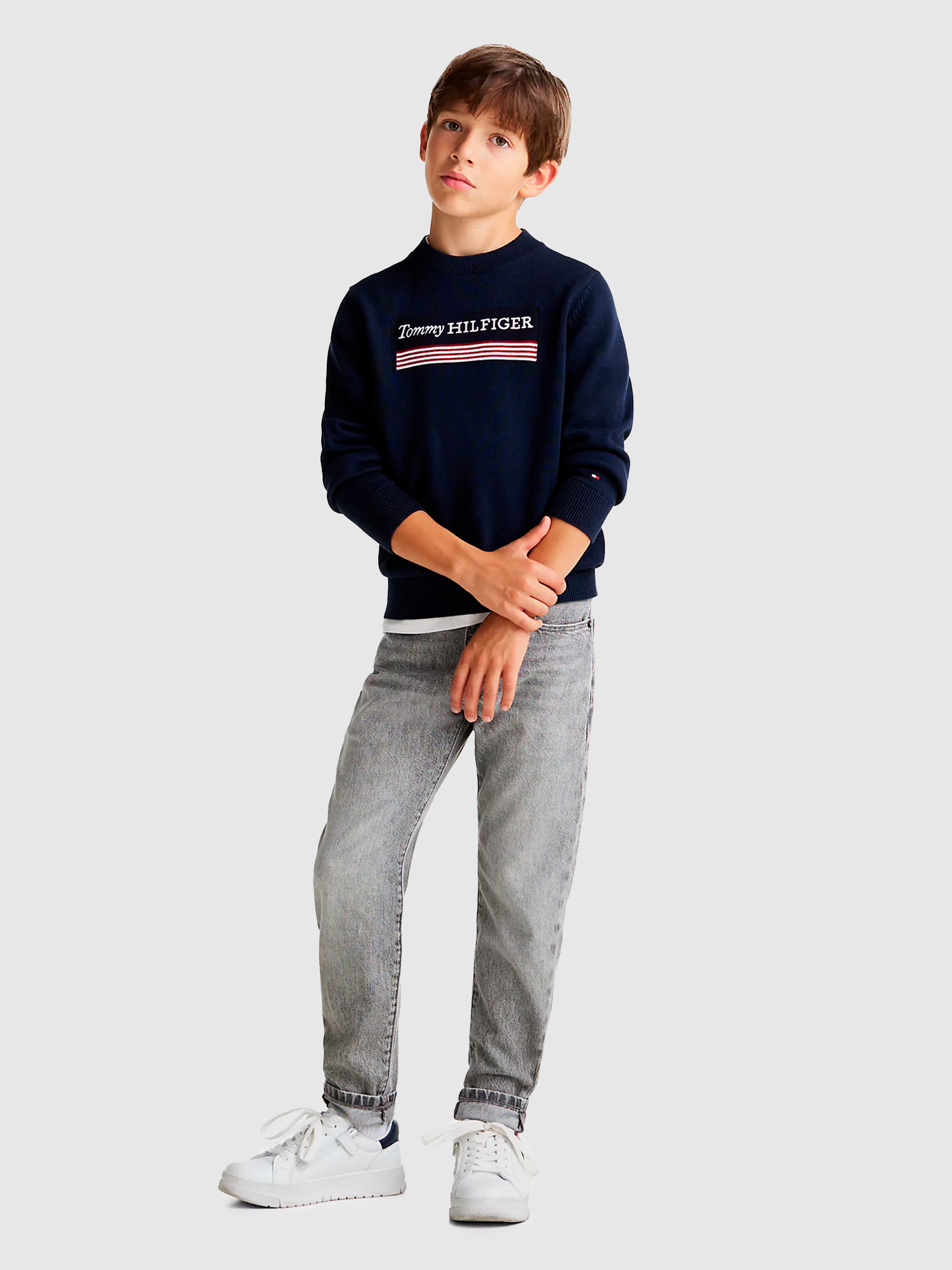 Camisolas Menino Monotype 1985 Reg Sweater Tommy Hilfiger- Kids