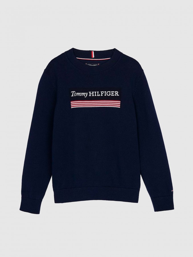 Camisolas Menino Monotype 1985 Reg Sweater Tommy Hilfiger- Kids