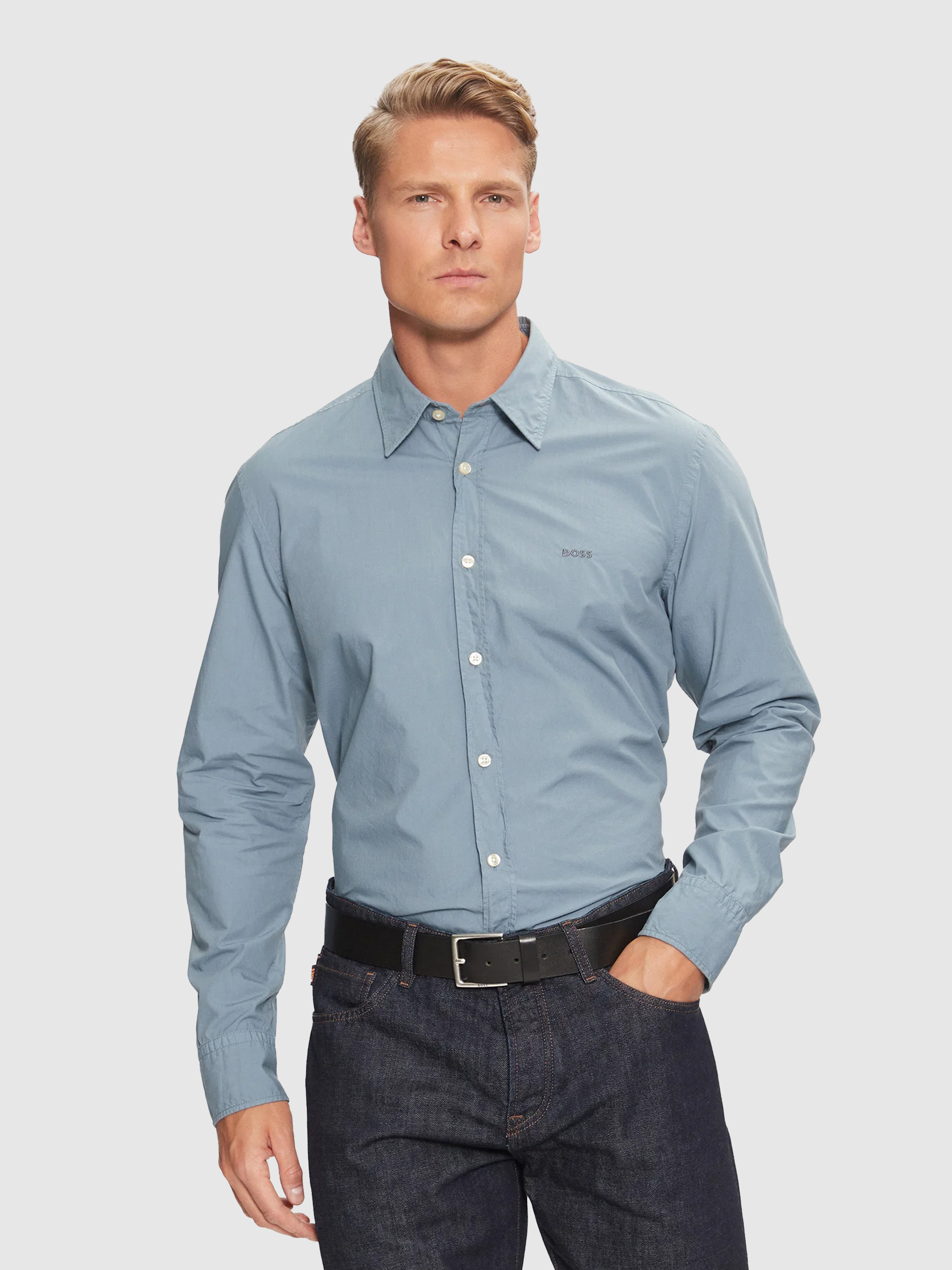 Shirt Man Boss Orange