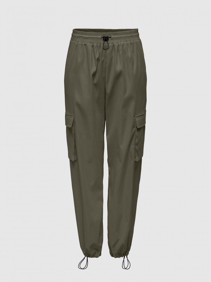Pants Woman Green Only