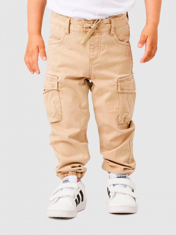 Pantalones Nio Beige Name It