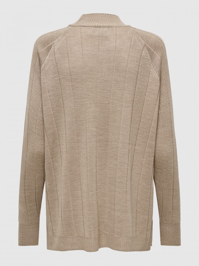 Pullover Woman Beige Only