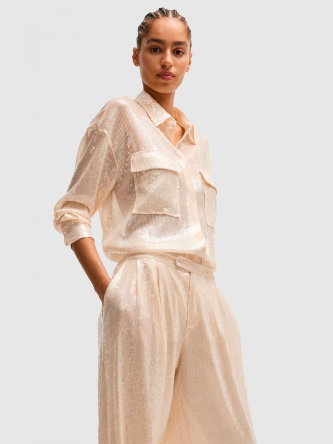 Pants Woman Boss Orange
